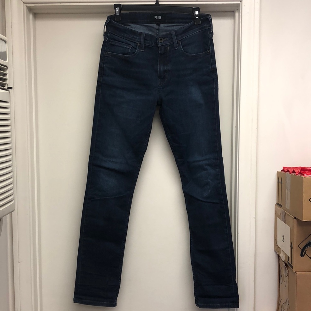 Paige Denim Dark Wash Denim Jeans, Size 30